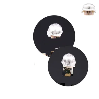 

10PCS/lots WW2 Army Soldiers Helmet Military Swat Police Gun Weapons Brick For City DIY building blocks min Toys for Childrens