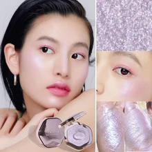 Мерцающий перламутровый хайлайтер мерцающий красота макияж косметика отделка стереоскопический QS888