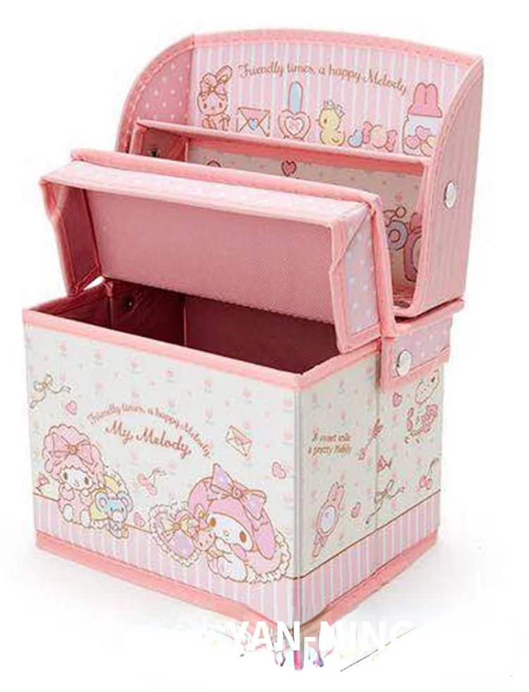 Girl Heart Cute Desktop Folding Storage Box Clothes Accessories