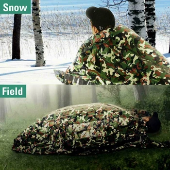 

Ultralight High Quality Portable Camping Sleeping Bag Waterproof Camouflage Outdoor Emergency Sleeping Bag Camping Travel Hiking