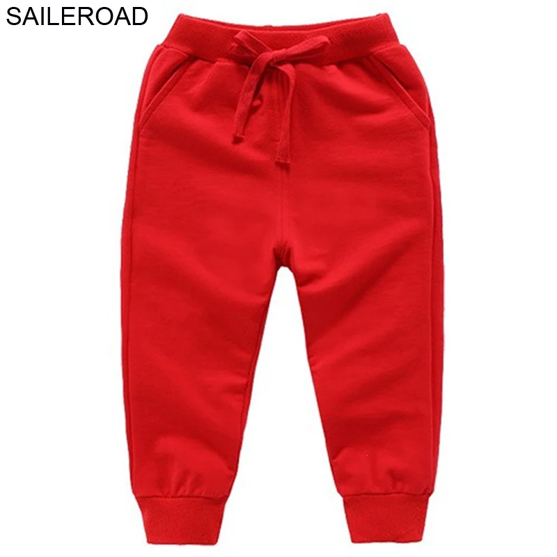 pants220 red ПАРУСНЫЕ ИЗДЕЛИЯ 2-11лет Дети-подростки Брюки Баскетбол с принтом Мальчики Спортивные штаны Пойдем в школу Большие детские спортивные штаны Брюки для девочек - Цвет: pants220 red