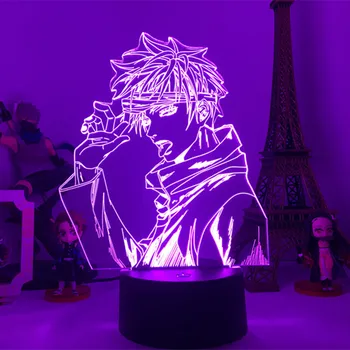Anime Jujutsu Kaisen Led Nachtlampje Gojo Satoru Model Design Lamp Anime Liefhebbers Slaapkamer Decoratie Verjaardagscadeautjes Drop Shipping