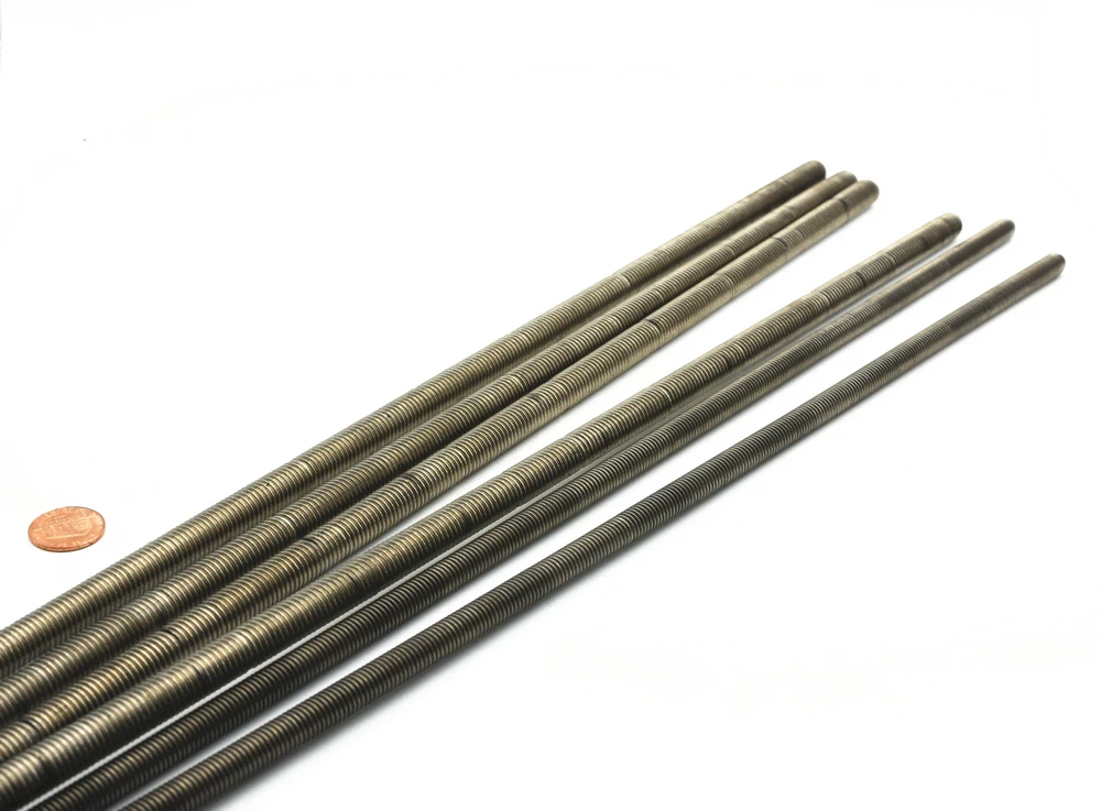 Титановый болт 500 мм полная резьба стержень для выкручивания не полированный