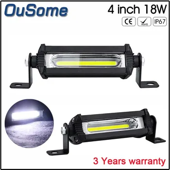 

Single row Combo Offroad LED Light Bar 3.5" inch Led Work Light Bar 18w for Car Truck SUV ATV 4x4 4WD 12v 24V