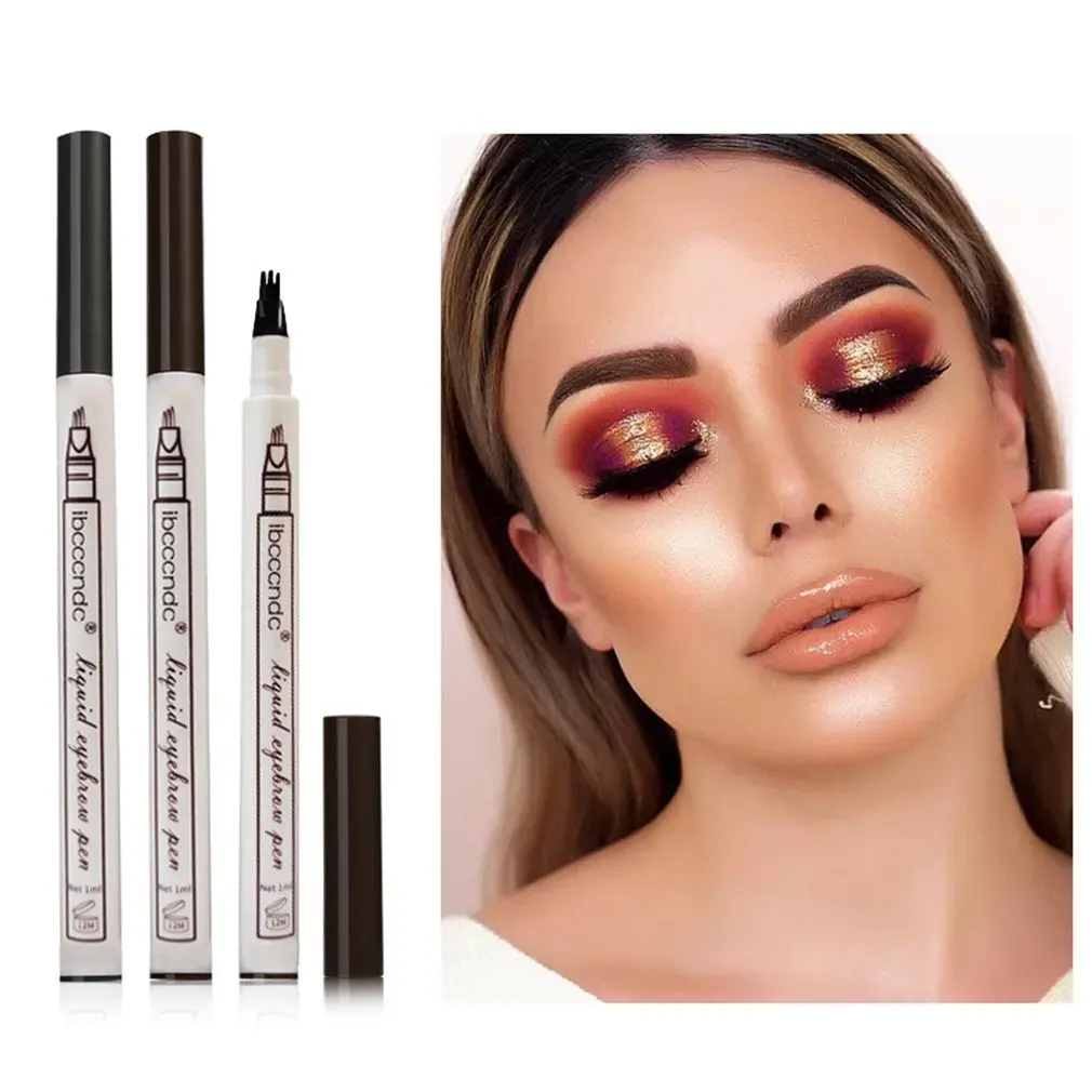 Microblading тату-ручка для бровей, тонкий эскиз, жидкая ручка для бровей, водостойкая тату, прочный карандаш для бровей, стойкий к размазыванию