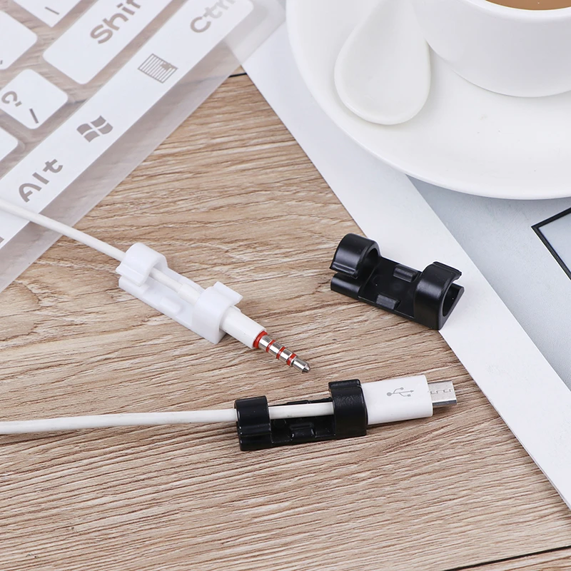 16/20 шт. зарядка через usb линии передачи данных кабель Winder Wire кабельные зажимы Организатор для рабочего стола и зажимы для рабочего стола шнур Управление держатель