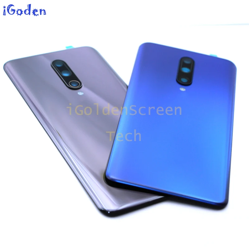 Задний Чехол для oneplus 7 Pro Крышка батарейного отсека задняя дверь Корпус Запасные части для oneplus 7 pro задний корпус