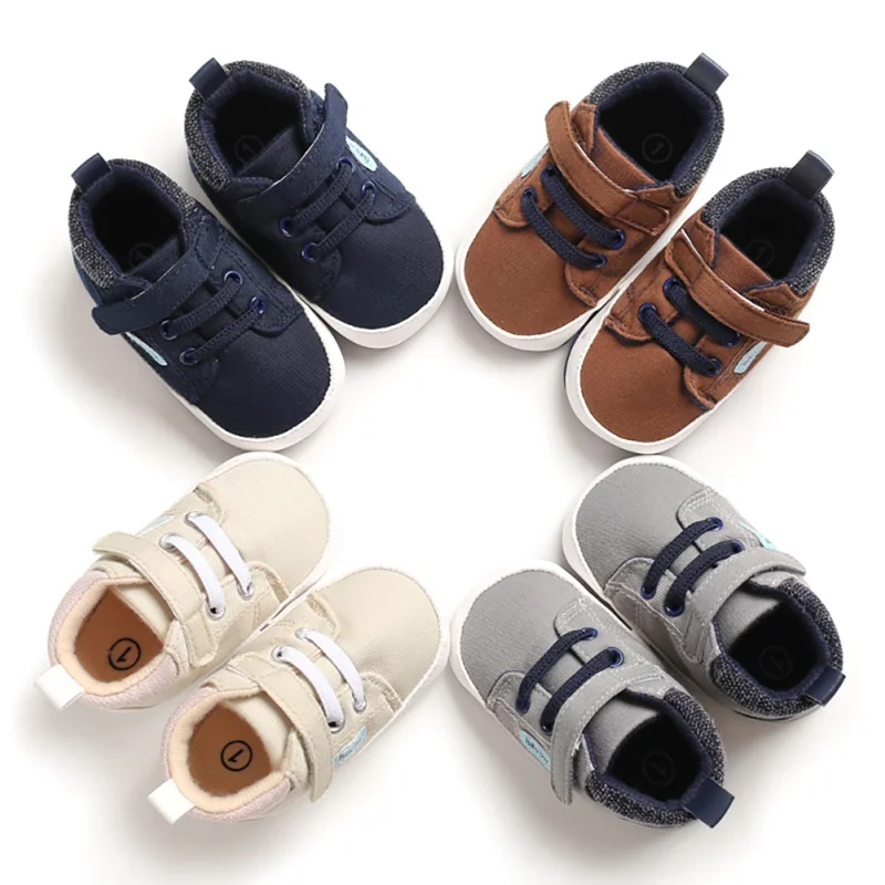  Anti-slip Soft Sole Sneakers First Walkers Autumn Fashion Baby Boys Anti-Slip Shoes Sneakers Toddle