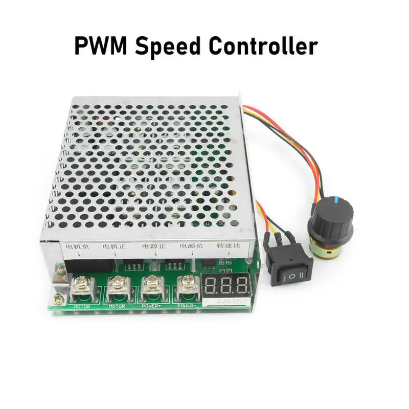 USA 10-55V 100A 5000W Reversible Motor Speed Controller PWM Control Soft Start 