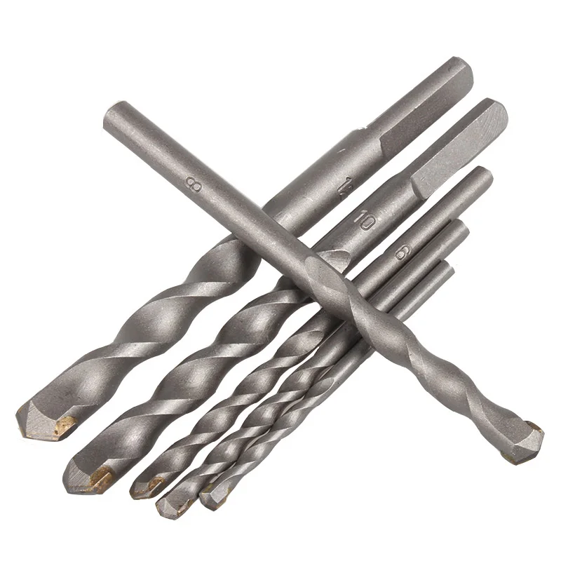 10pcs 3-12mm Alloy Round Shank Multi-function Impact Drill Bit Concrete New 10pcs 3-12mm Alloy Round Shank Multi-function Impact Drill Bit Concrete New