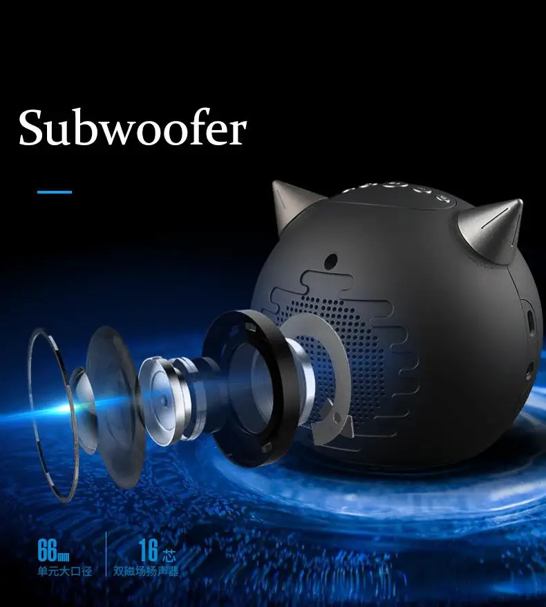M8 Bluetooth динамик портативный мини демон динамик беспроводной динамик с микрофоном FM Караоке