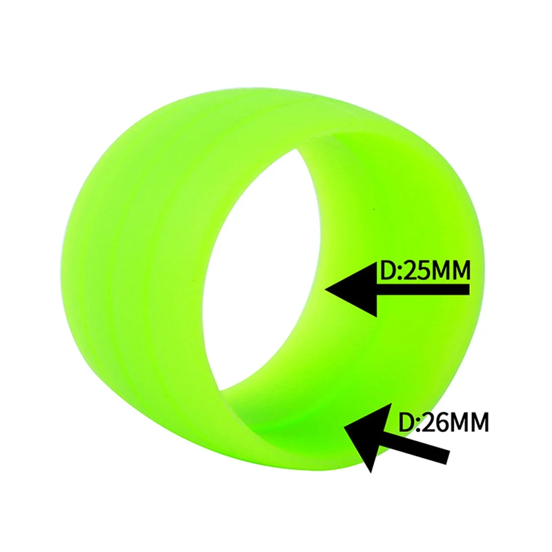 Bike Silicone Strap 1 Pair Elastic Strap Fixing Ring Anti-Skip Plugs Waterproof Wear Resistant Strap Loops for Road Bike Bar Tape