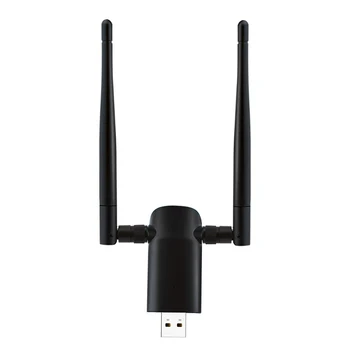 

1200Mbps Wireless Wifi Adapter Free Drive 2.4/5GHz 802.11Acbgn Gigabit Network Card for Laptop Desktop Computer