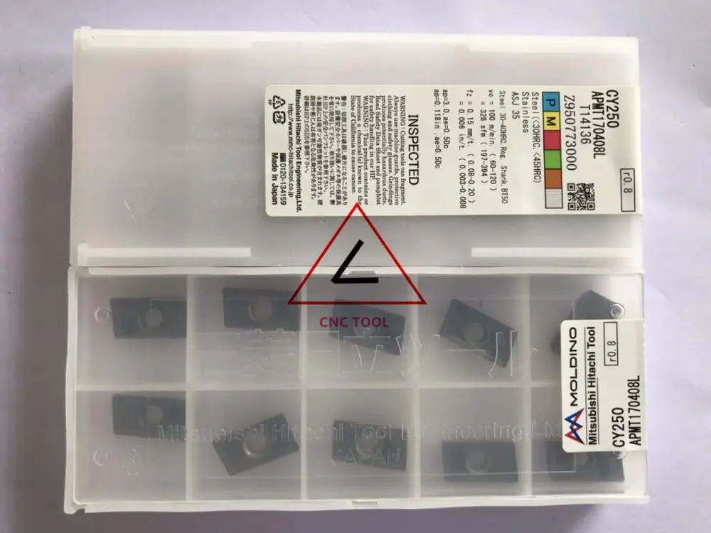 APMT 170408 л CY250 10 шт. Hitachi высокая производительность резки CNC поворотные режущие