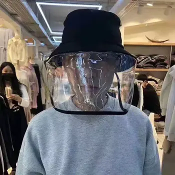 

Anti-bacterial blast sand poison isolated dust one-piece hat epidemic prevention splash spit windshield fisherman hat 1pc