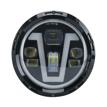 

7 Inch Headlight LED Round Headlight with Hi/Lo Beam DRL Turn Signal for Road King Honda Motorcycle