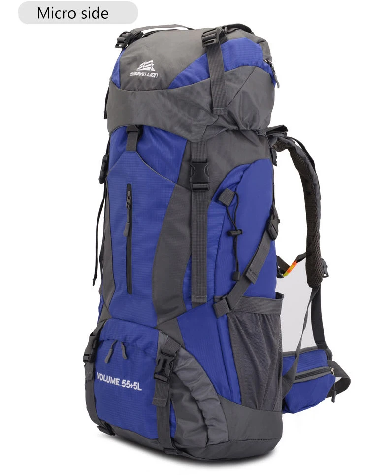 60L мужской рюкзак для кемпинга, дорожная сумка, рюкзак для альпинизма, походный, походный, для альпинизма, сумки для спорта на открытом воздухе, внутренняя рама XA898WA