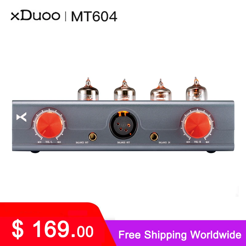 XDUOO MT-604 6J1*4 Balanced Tube Pre-amp XLR/4.4MM Input/Output Class-A Hybrid Amplifier | Электроника