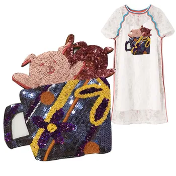 

Cute Patches Small Animal Clothing Hot Painting Diy Girl DIY Handmade T-shirt and Denim Jacket Printing