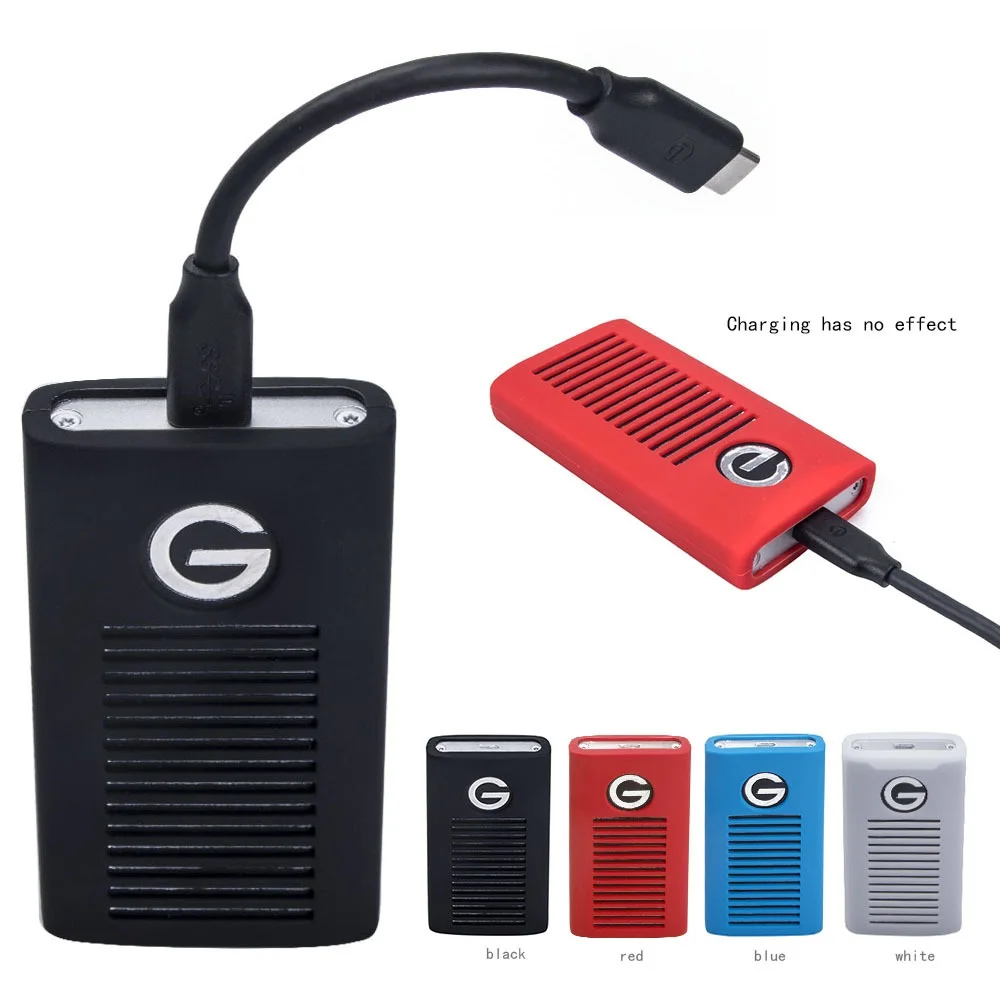 Эластичный силиконовый резиновый чехол для жесткого диска G Technology DRIVE Mobile SSD R Series 1