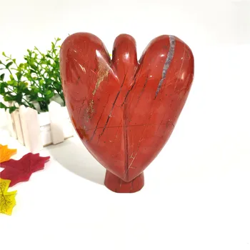 

Hand Carved Amazing Natural Red Jasper Crystal Angel ZJP