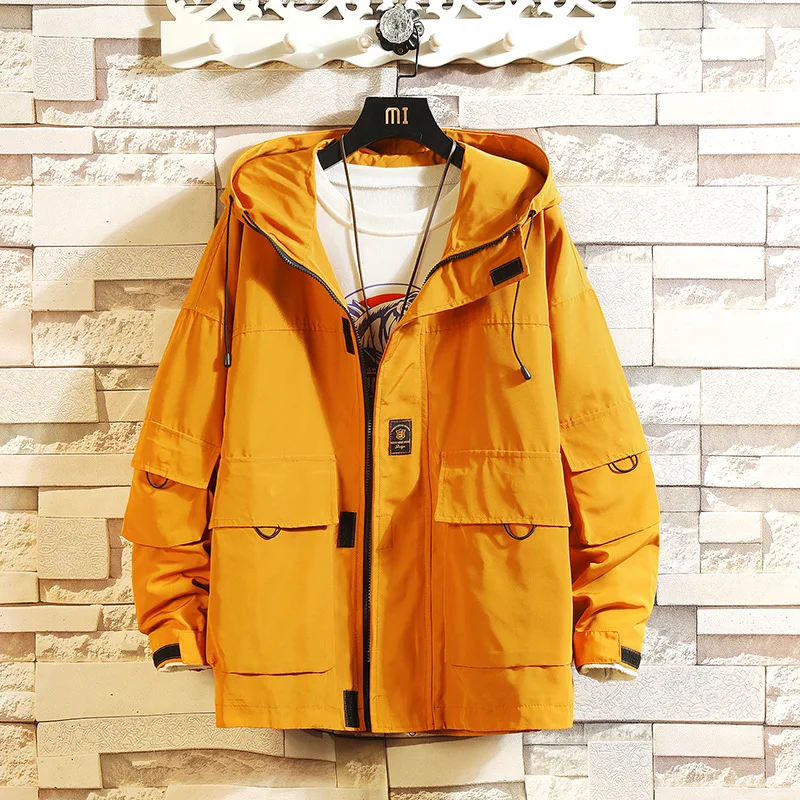 

19/Autumn Clothing Popular Brand Men's Workwear Hooded Jacket Multi-Stereo Pocket Warm Coat Jk68086/P95