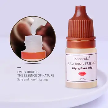 

6 pçs 5ml DIY Food Grade Handmade Aroma Fruit Flower Essence Used Fragrance Flavor For Lip Gloss S4U2