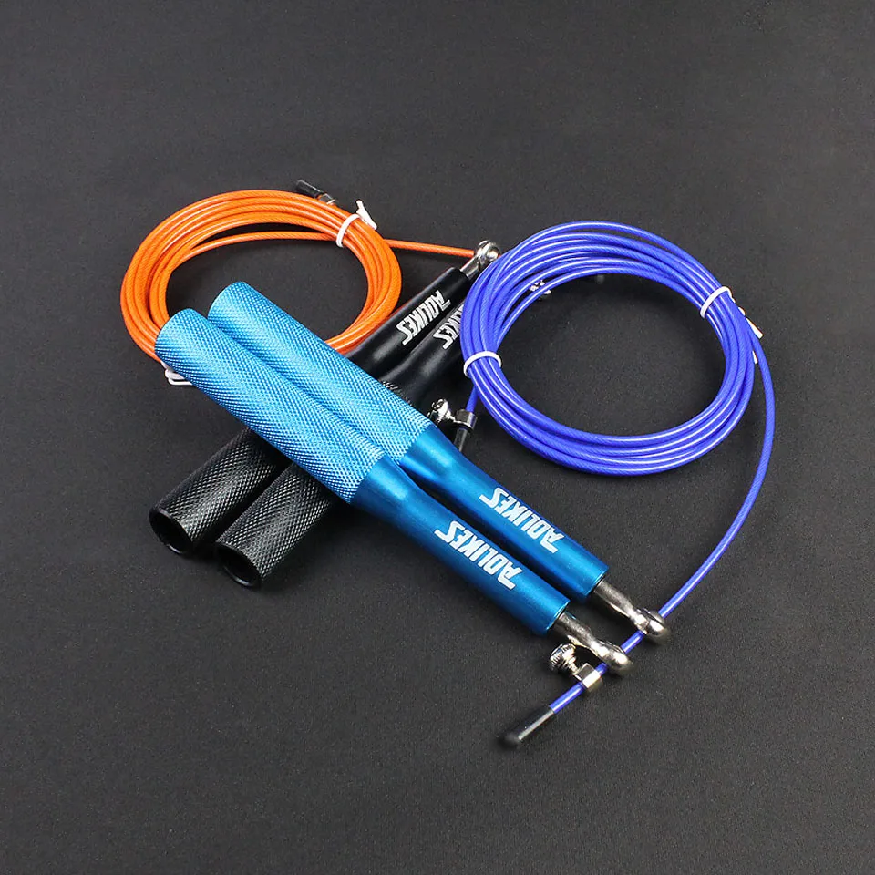 AOLIKES Speed Jump Rope Crossfit Skipping Rope For MMA Boxing Jumping Training Lose Weight Fitness Home Gym Workout Equipment
