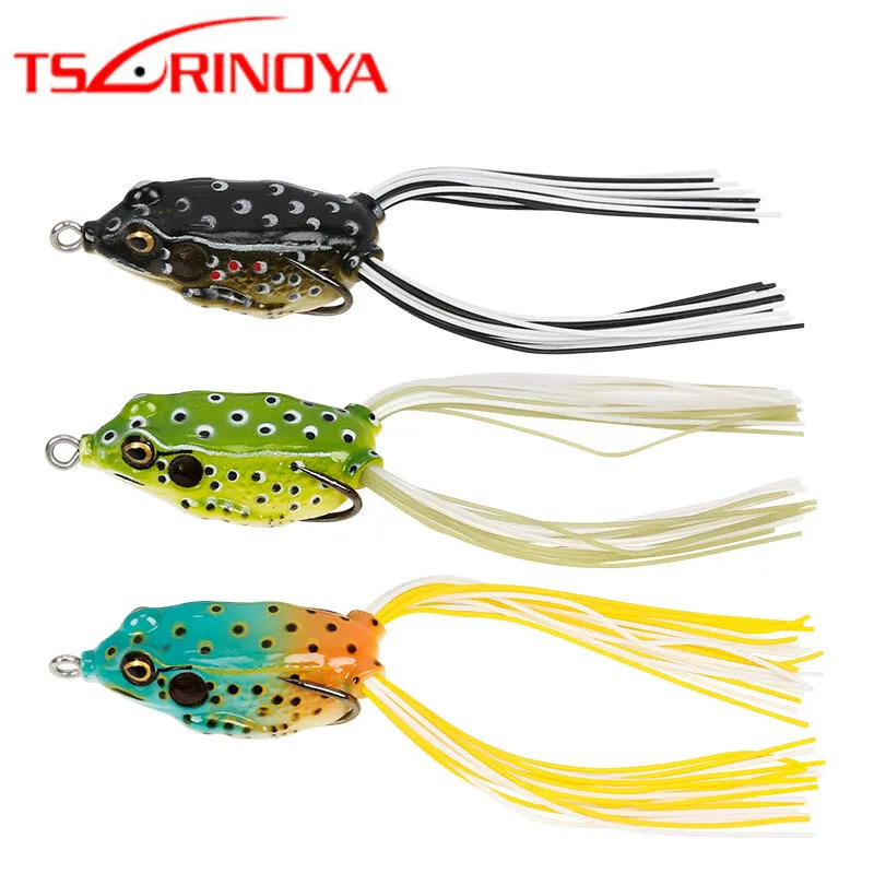 TSURINOYA для рыбалки лягушка приманки 40 мм 5g Artificiali Pesca Topwater Мягкая силиконовая