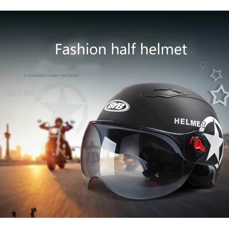 Мотоциклетный шлем скутер casco велосипед каск cascos бейсбольная кепка анти-УФ безопасность жесткая шляпа мотокросса шлемы несколько цветов защиты
