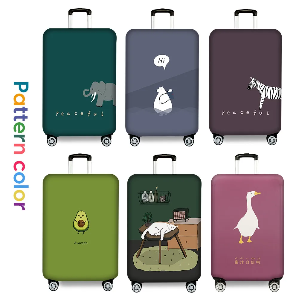 Чехол для багажа утолщенный защитный чехол чемодана эластичный аксессуары