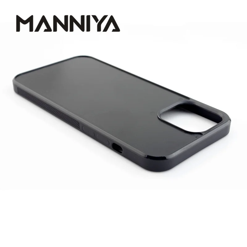 MANNIYA DIY empty groove rubber TPU+PC phone Case