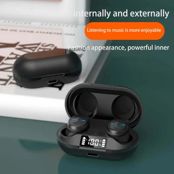 

TWS bluetooth headset 5.0 wireless headset C6 in-ear waterproof headset universal
