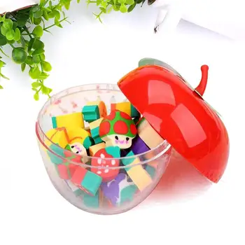 

Fruit Styling Stationery Pencil Rubber Eraser Fruit Eraser Erasers Correction Correction Correction 1Box Gadget Children Gift