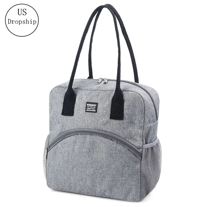 

New Fresh Insulation Lunch Bag For Women man Thermal Insulated One shoulder bag Picnic Food Cooler Box Tote Storage Ice Bags