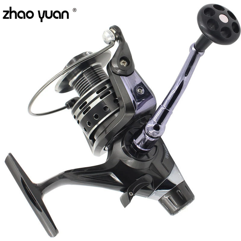 Fishing Reel 11+1BB Metal Feeder Reel Spinning 3000 4000 5000 6000 Series Saltwater Wheel Carp Fishing Reels Carretilha