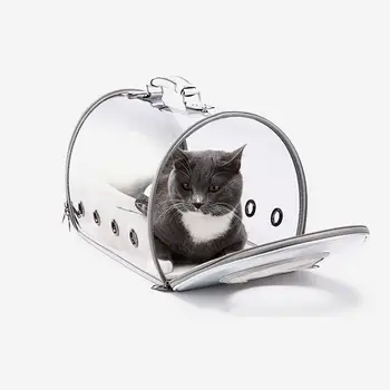 

Fashion Space Capsule Pet Handbag Cat Box Transparent Bag Cage for Outdoor
