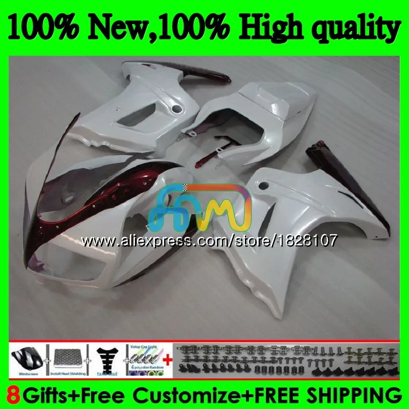 SV650S для SUZUKI SV650 1000 03 04 05 06 07 08 47BS. 19 SV1000S SV 650S 1000S 2003 2004 2005 ювелирные изделия из жемчуга белого 2006 2007 2008 обтекатель - Цвет: No. 1