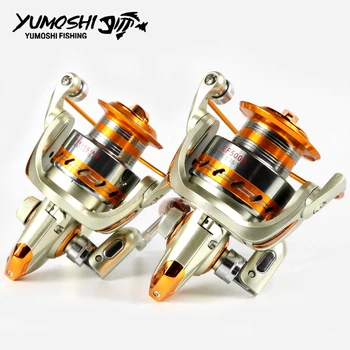 

Yumoshi Hot-selling EF 1000- 9000 Fishing Reel 12BB 5.5 : 1 Metal Spool Spinning Fishing Reels Folding Handle Reel Europe