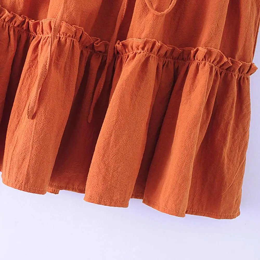 Сексуальная мини-юбка, модная женская однотонная кружевная короткая складчатая юбка, шифоновая юбка-парео для пляжа B4