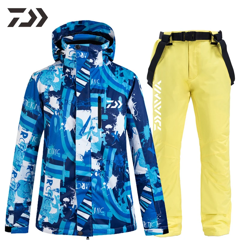 Daiwa рыболовный костюм водонепроницаемый в рыболовной одежде зимняя мужская рыболовная куртка термальный лыжный костюм для мужчин одежда для зимы Shitr
