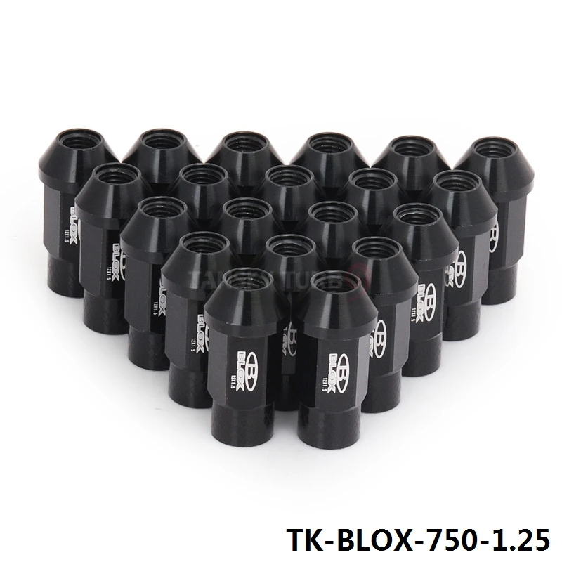 Кованые Алюминиевые гайки для гоночного колеса Blox M12X1.25 L: 50 мм 20 шт./компл. 7075|racing