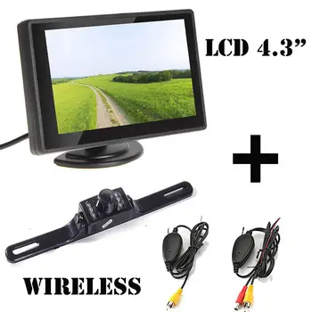 

KIT MONITOR LCD E RETROCAMERA PARCHEGGIO ZMY_530HD + VIDEOCAMERA TARGA WIRELESS