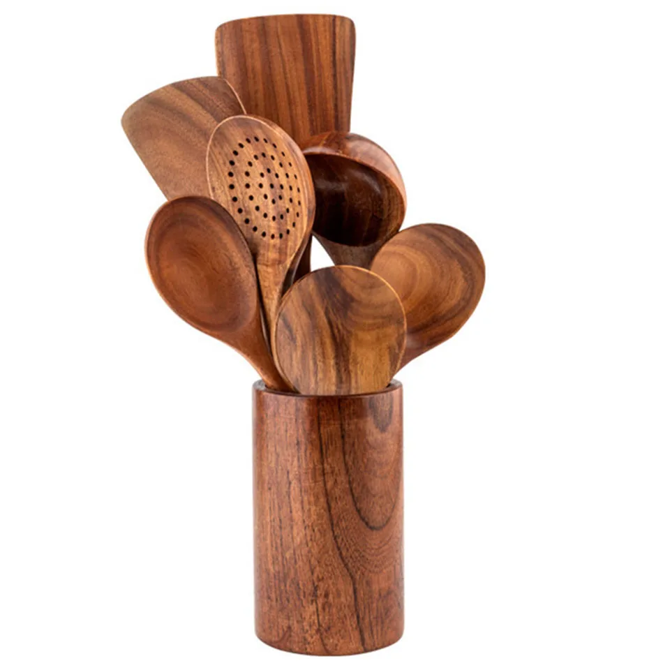 Wooden Utensils Set (13)