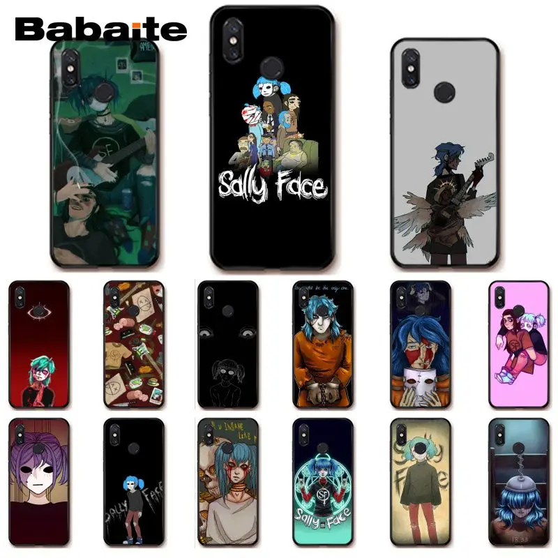 

Babaite Sally Face Game DIY Painted Phone Case for Xiaomi MiA1 A2 lite F1 Redmi 4X 5Plus S2 Note7 Redmi Note4