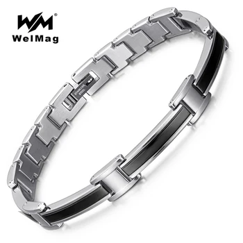 

WelMag Magnetic Bracelets & Bangles Germanium Healthy Zircon crystal Bracelets Jewelry for Women Healing Hologram Bracelets