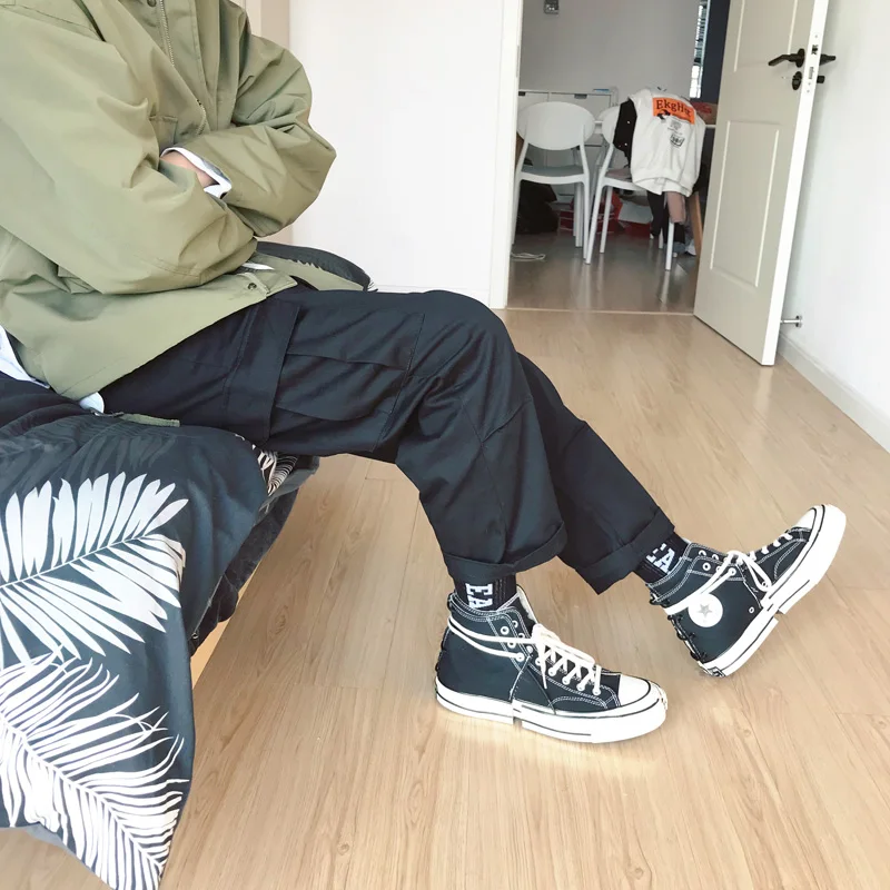 Pants Male Overalls Big Size Retro Loose Mens Pants Fashions Men Pentalon Homme Pantalon Students Hot Products GG50ck058