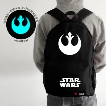 

Light Star Wars Hero Backpack Bags Zipper Messenger Student School Bags travel Laptop Bags Bag Gift