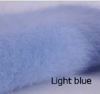 light blue Натуральный норковый кашемировый зимний женский свитер очень длинный кашемировый пуловер норковый свитер настраиваемый на любой размер - Цвет: light blue