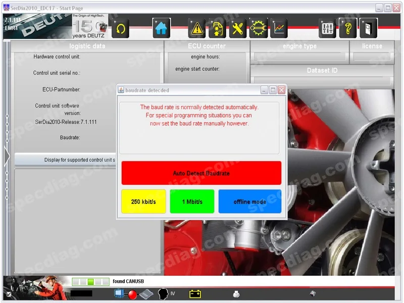 Deutz SerDia 2010 [2021]+USB Dongle | Автомобили и мотоциклы